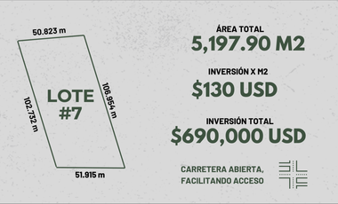 Venta Macro lotes Tulum, Zona Holistika Región 12 para proyecto