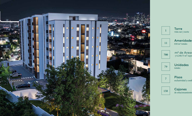 DESARROLLO VERTICAL EN PREVENTA COL. ROMA EN ZONA SUR  DE MONTERREY