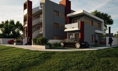 Departamento en PB con espacio vehicular y parrilla