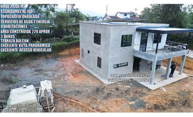 FINCA EN OBRA GRIS 3 MINUTOS DE AUTOPISTA MED-BOG-EN MARINILLA