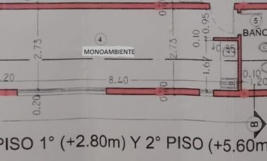 Monoambiente en venta en Moreno Centro