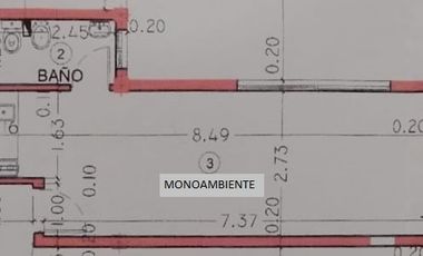 Monoambiente en venta en Moreno Centro