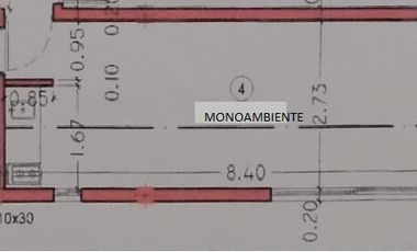 Monoambiente en venta en Moreno Centro