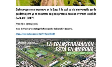 Terreno - Granadero Baigorria