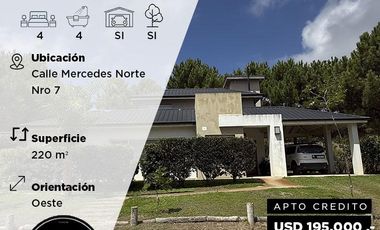 Casa con amplio lote en el Jagüel del Medio Santa Teresita - Calle Mercedes norte 7