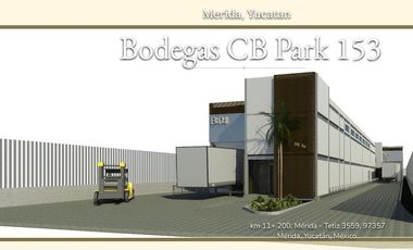 Venta de bodegas en Central Business Park Mérida