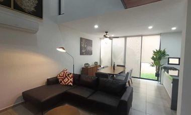 TOWNHOUSE EN RENTA AMUBLADO AL NORTE DE MERIDA ARIA  MONTEBELLO