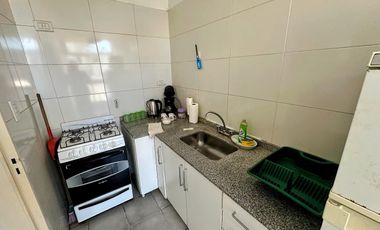 Departamento monoambiente amoblado y equipado super luminoso