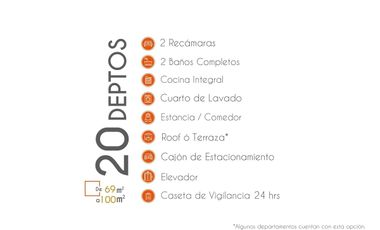 VENTA DEPARTAMENTO, 2 RECÁMARAS, 2 BAÑOS, PORTALES, BENITO JUAREZ, CDMX