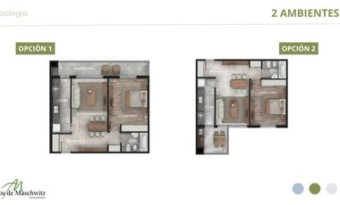 Departamento en Altos de Maschwitz - 2 AMB con Jardín