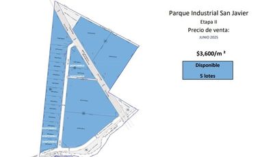 VENTA ÚLTIMO LOTE PARQUE INDUSTRIAL SAN JAVIER,  APODACA/PESQUERIA N.L