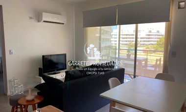 OPORTUNIDAD. Departamento en venta 2 amb. AMOBLADO c/ cochera. Lagoon Pilar.