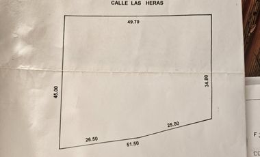 VENDE TERRENO URBANO 2071 MTS2 CENTRO DE YUMBEL