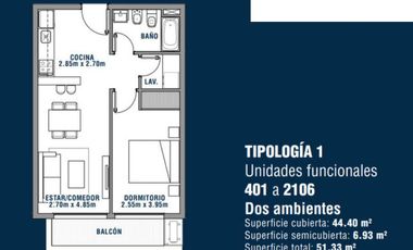 Venta  Departamento Mendoza 331-1 Dormitorio - Neuquen
