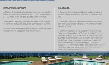 Departamento en  Green Boero con parrilla propia