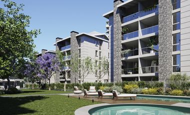 Departamento en  Green Boero con parrilla propia