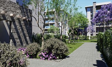 Departamento en  Green Boero con parrilla propia