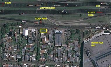 LOTE INDUSTRIAL SOBRE COLECTORA AUTOPISTA DEL OESTE Y NAVARRO