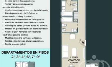 Departamento en venta en construccion en  Lanús Este