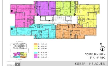 VENTA – Departamento 2 dormitorios – Piso 11 B – Torre 2 Rio Juramento– Neuquén Capita