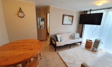 Hermoso Depto Vista Al Mar 3er Piso 50m2 3d+1b Y Estac.