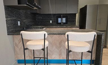 Departamento amueblado en renta, Roma norte