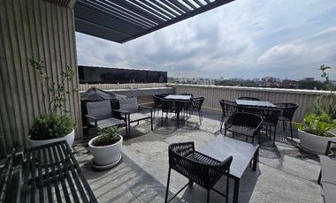 Departamento amueblado en renta, Roma norte