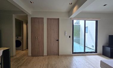 Departamento amueblado en renta, Roma norte