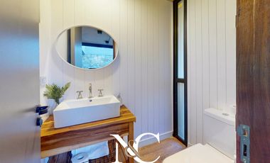 Casa en venta en Costa Esmeralda hormigón fondo libre