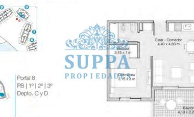 Departamento en venta Lagoon Pilar