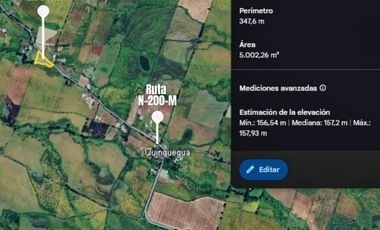 Parcela en venta en San Carlos, Orilla de Camino Gran Frente