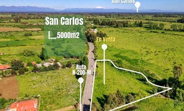 Parcela en venta en San Carlos, Orilla de Camino Gran Frente