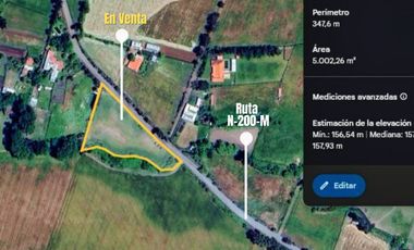 Parcela en venta en San Carlos, Orilla de Camino Gran Frente