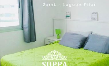 Departamento 2 amb con vista a la laguna - Lagoon Pilar