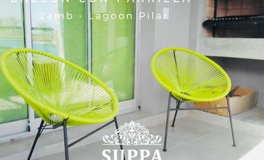 Departamento 2 amb con vista a la laguna - Lagoon Pilar