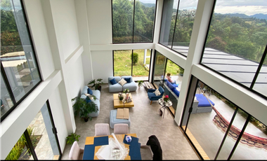 Casa campestre de lujo en Tabio-rio frio