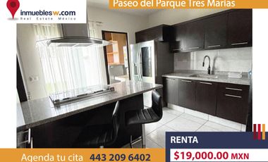 CASA EN RENTA EN PASEO DEL PARQUE TRES MARIAS, MORELIA