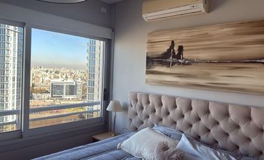 2 AMB. AMOBLADO  VISTA DIQUE Y CIUDAD PISO ALTO - ZENCITY - PUERTO MADERO