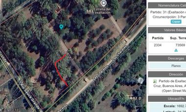 Terreno en venta - 1.527Mts2 - Los Pinos, Exaltación de la Cruz