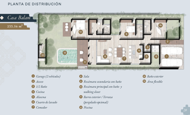 Casa colonial en Valladolid en Zammara