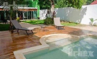 EN VENTA HERMOSA PROPIEDAD CON ALBERCA EN EX HACIENDA KALA, CAMPECHE.