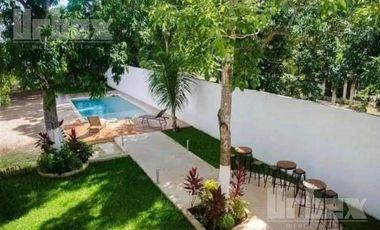 EN VENTA HERMOSA PROPIEDAD CON ALBERCA EN EX HACIENDA KALA, CAMPECHE.