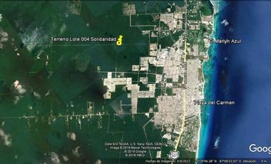 Terreno en venta Playa Del Carmen (5 hectáreas)