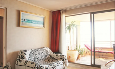 Arriendo Departamento primera linea Vista despejada al Mar