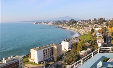 Arriendo Departamento primera linea Vista despejada al Mar