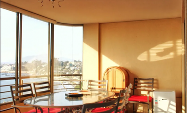 Arriendo Departamento primera linea Vista despejada al Mar