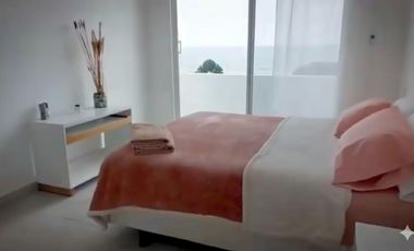 Departamento Frente al Mar en Jama, dentro de Urb. Privada