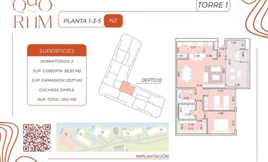 Departamento en venta de 3 ambientes en Nuevo Quilmes con excelente calidad constructiva