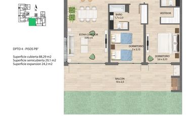 Venta - Departamento - PB Dpto 4  - 2 Dormitorios - Av. Steffenelli 1100 - Neuquén