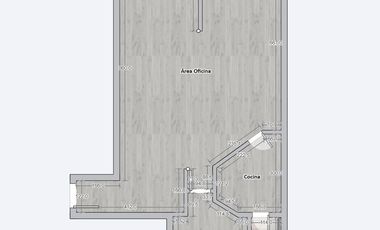 Oficina Moderna con excelente ilumunación, cocina y baño privado, Monserrat.